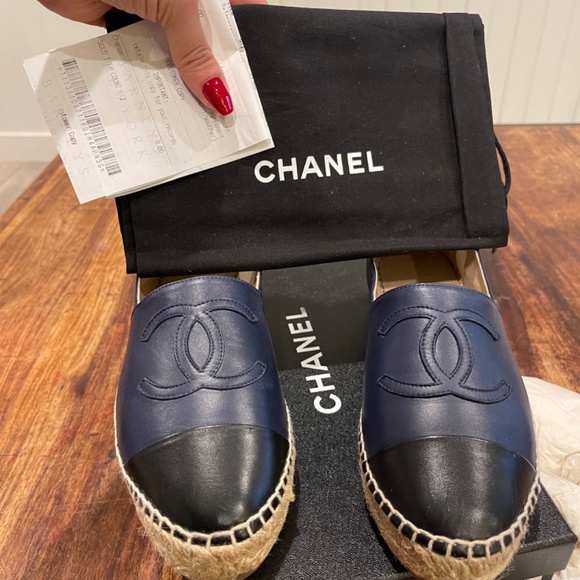Chanel Navy Espadrilles - Picture 9 of 9